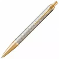 PARKER шариковая ручка IM Metal Premium K323, M, 1 мм, 1931687, cиний цвет чернил, 1 шт