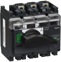 Выключатель-разъединитель Interpact INS250, 3P, 250А (с черной ручкой) Schneider Electric, 31106