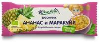 Батончик из тропических фруктов Ананас - Маракуйя, Fleur Alpine