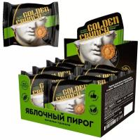 Печенье овсяное Golden Crunch Яблочный пирог, коробка 32штуки (8 уп по 4шт)