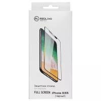 Защитный экран iPhone X/XS Full Screen tempered glass FULL GLUE черный rl