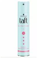 Taft Лак для всех типов волос Ultra Pure, сверхсильная фиксация, 250 мл