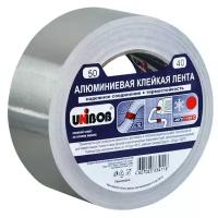 Алюминиевая лента Unibob, Фольгированный скотч, Повышенная прочность, 70 мкм, 50 мм * 40 м