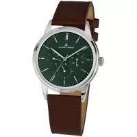 Наручные часы JACQUES LEMANS Retro Classic, зеленый, серебряный