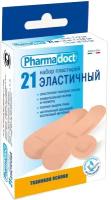 Лейкопластырь Pharmadoct Пластырь эластичный на тканевой основе набор 21шт