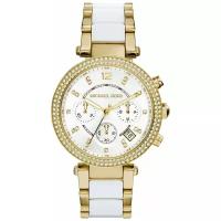 Наручные часы MICHAEL KORS Parker MK6119, белый, золотой