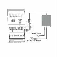 Y- кабель переходник разветвитель для Toyota Lexus, CD Changer - переходник для Toyota Lexus