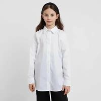 Рубашка для девочки MINAKU цвет белый, рост 140 см 9444898