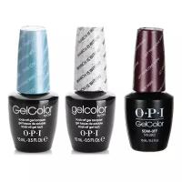Гель-лак OPI GELCOLOR, Комплект 3 цвета.(1. This Color's Making Waves (Hawaii) 2. Which Is Witch 3. Let your love shine) Объем 15 мл