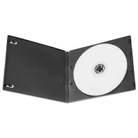 Коробка DVD Box Slim half для 1 диска, 5мм черная, упаковка 20 штук