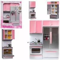 Junfa toys Кухня Modern kitchen (26212P) розовый/серебристый