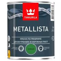 Краска по ржавчине METALLISTA зеленая гл 0,9л