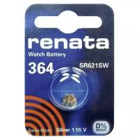 Батарейка для часов Renata 364 (SR621SW) BL1, 1 шт