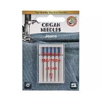 Шпулька Organ Jeans 90, синий/серебристый, 5 шт