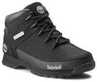 Ботинки Timberland, демисезон/зима, натуральная кожа, размер 9.5, черный