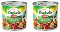 Bonduelle Овощные консервы Фасоль красная в томатном соусе чили, 400 г, 2 шт