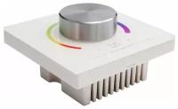 Контроллер для управления многоцветной светодиодной лентой RGB 12/24В, 144/288Вт, степень защиты IP33, Встраиваемый контроллер для светодиодных цветных лент с диммером и поворотной ручкой 3 канала - 4А, 04-14