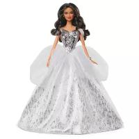 Кукла Mattel Holiday Brunette Curly Hair, 28см, GXL23