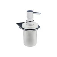 Дозатор для жидкого мыла, матовое стекло/ хром, WasserKRAFT Kammel K-8399
