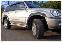 Расширители колесных арок для Toyota LC 100 1998-2007 | шагрень