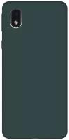 Чехол - накладка Silky Touch для Samsung Galaxy A01 Core, M01 Core темно-зеленый