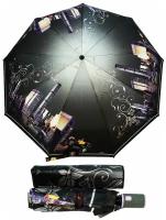 Мини-зонт Popular, автомат, 3 сложения, купол 105 см., 9 спиц, система «антиветер», чехол в комплекте, для женщин