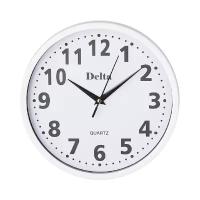 Часы настенные кварцевые DELTA Home DT7-0001 белый светлый 25 см