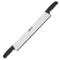 Нож для сыра с двумя ручками Fischer, лезвие 40 см, черный
