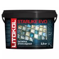 LITOKOL STARLIKE EVO инновационная эпоксидная затирка (СТАРЛАЙК ЭВО) S.140 NERO GRAFITE, 2,5кг