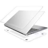 Защитный чехол накладка для MacBook Pro 14 A2442 2021 Toughshell HardCase из поликарбоната, цвет кристалл прозрачный