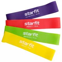 Мини-эспандеры Starfit Es-203, неон, 4 шт