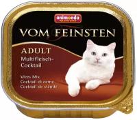Влажный корм для кошек Animonda Vom Feinsten, беззерновой, с мясным ассорти 100 г (паштет)