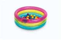 Детский сухой бассейн Intex Classic Three Ring Baby Ball Pit 48674, 86х25 см