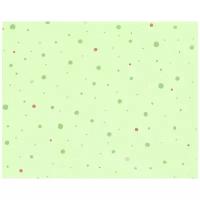 Обои A.S. Creation коллекция Little Stars артикул 35839-3 флизелиновые ширина 53 длинна 10,05, Германия, цвет зеленый, узор геометрический, точки