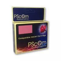 Картридж Ps-Com светло-голубой (light cyan) совместимый с Epson T0815, объем 11 мл