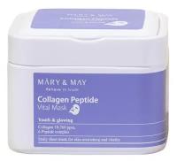 Набор тканевых масок c пептидами | Mary&May Collagen Peptide Vital Mask 30ea