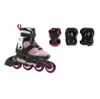 Детские роликовые коньки Rollerblade Microblade pink/white COMBO 2024 (33-36,5)