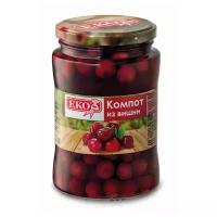 Компот Eko из вишни, стекляная банка