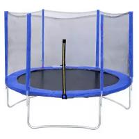 Каркасный батут DFC Trampoline Fitness 6FT-TR-LG/6FT-TR-B с сеткой 183х183х215 см, голубой