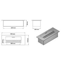 Топливный блок биокамина ТБ300