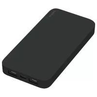 Внешний аккумулятор Solove Power Bank 20000mAh 18W Quick Charge 3.0. Dual USB с 2xUSB выходом, кожаный чехол (003M Bl