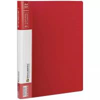 BRAUBERG Папка-дисплей на 20 вкладышей Contract А4, красный