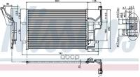 Радиатор кондиционера MAZDA 3 BENZIN 03- NISSENS 94902