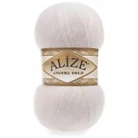 Пряжа Alize Angora Gold, 10 % шерсть, 10 % мохер, 80 % акрил, 100 г, 550 м, 1 шт., 599 слоновая кость 550 м