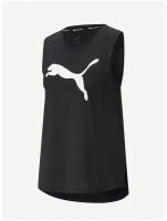 Майка, PUMA Train Fav Cat Muscle Tank, Женская, размер XL; Black- Cat