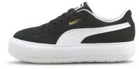 Кроссовки женские Puma Suede Mayu, артикул: 38068602, цвет: Black White, размер: 8 UK (41 RU)