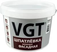 Шпатлевка фасадная VGT, акриловая, 3,6 кг