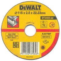 Диск отрезной DeWALT DT3400-QZ, 115 мм, 1 шт