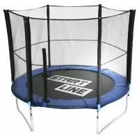 Каркасный батут Start Line Fitness 10FT с внешней сеткой 305х305 см, синий