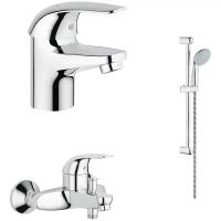 Смеситель с душевой лейкой Grohe Eueroeco 124428